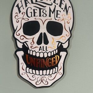 Halloween Skull Wall Art